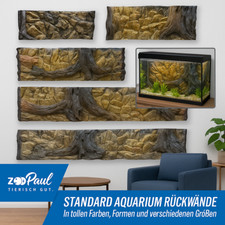 Aquarium Wand 3D 50 60 80 100 120 150 200 Terrarien Fels Strucktur Rückwand Neu