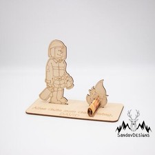Geldgeschenk mit Feuerwehrmann