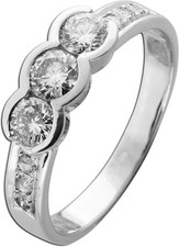 Brillantring weißgold 585 18k - brillantring,
