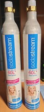 2 Stück Co2 Zylinder Blau Schraubverschluß Sodastream Leer TOP