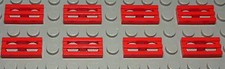 Lego Grid Tile 1x2 Red 8