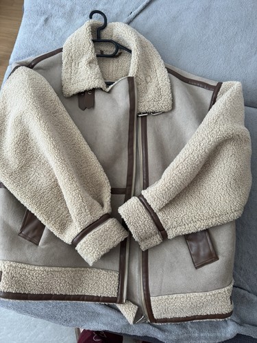 Damen teddyjacke aviator - damen,