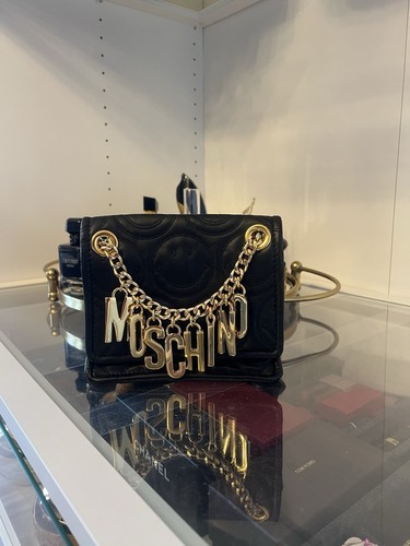 Moschino leder umhängetasche - leder,