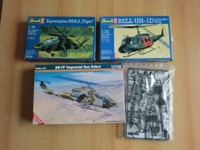 Konvolut 1:72 Hubschrauber: Revell Tiger, UH-1D, AH-1T Sea Cobra, UH-1C Gunship