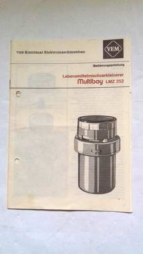 Bedienungsanleitung ddr - bedienungsanleitung, ,ddr