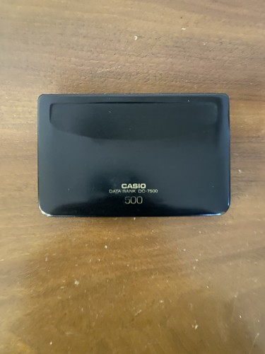 Casio data bank 7500 - casio, dc-7500