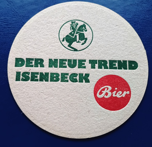 Bierdeckel brauerei isenbeck - bierdeckel,