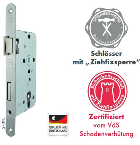 Einsteckschloss bever turus - pz-einsteckschloss,