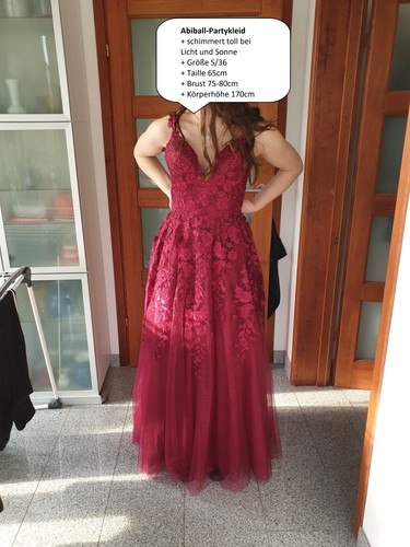 Abiball kleid bordeaux - abiball,