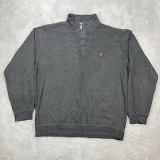 FILA Herren Halfzip 1/4 Zip Pullover Sweater Pulli Gr. L (52) Vintage Retro grau