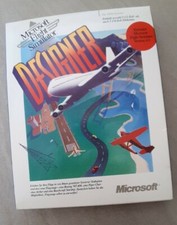Microsoft Flight Simulator Designer 5 1/4 Disc Version Sammler neuw. Big Box 