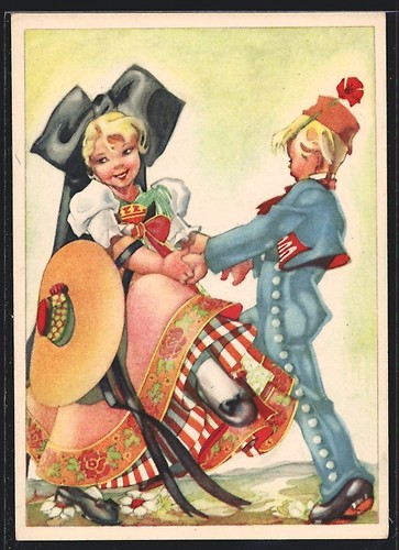 Tanzendes paar tracht - in,