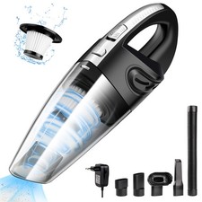 120W Kabellos Handstaubsauger Staubsauger Nass&Trocken Akku Für Auto Büro Haus