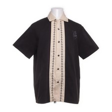 Rumble 59, Kurzarmhemd, Größe: XL, Braun/Beige, Baumwolle/Polyester, Herren #GuN