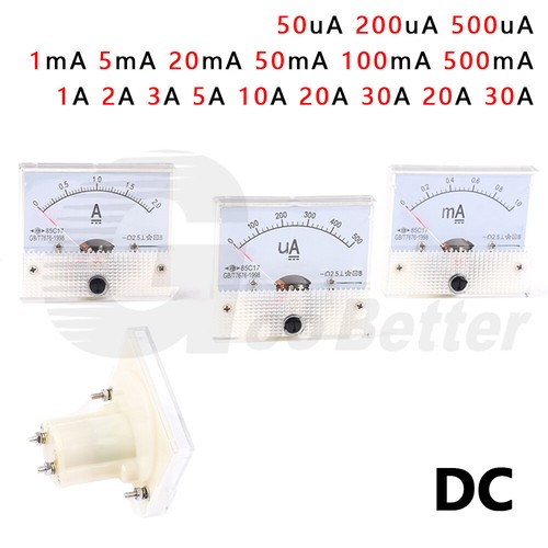 Amperemeter analog ammeter - dc,
