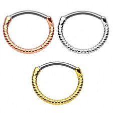 Septum Piercing Clicker Schild