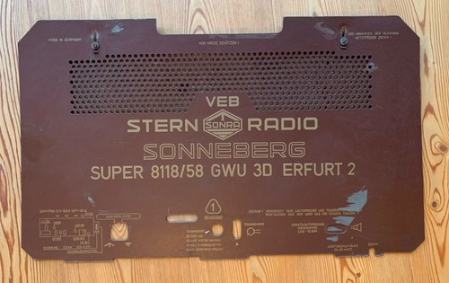Rückwand röhrenradio ddr - rückwand,