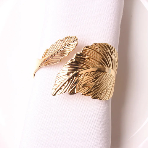 Antike goldene serviettenringe - goldene,