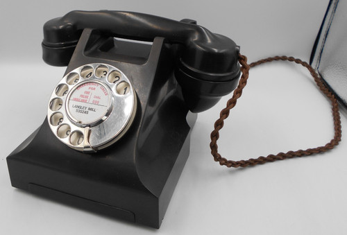 Vintage bakelit telefon - bakelit,