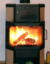 Wunderschöner gebrauchter Kaminofen der Kaminmanufaktur "Hase"