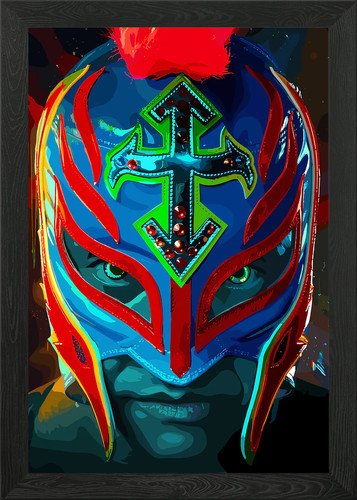Rey mysterio maske portrait - mysterio,