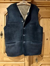 Luxus Lammfell Leder Weste