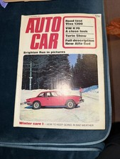 Autocar Magazine 11 November 1971 Vintage  Car Magazine 12 1/2 pence