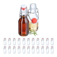 Bügelflaschen Glasflaschen Likörflaschen Abfüllflaschen Ölflasche 24er Set 100ml