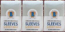 150x Beckett Shield Large Card Saver Sleeves PSA BGS Grading Pokemon Magic OVP