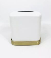 Taschentuchbox,Kosmetiktücherbo x, ohne Boden,weiß, quadratisch,Würfel Neuwertig