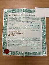 Rolex Zertifikat Garantiekarte Datejust 1988