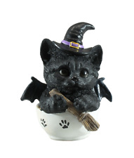 Gothic Deko Figur Hexen Katze