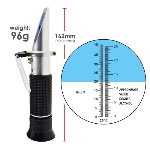Winzer refraktometer alkohol - refraktometer,