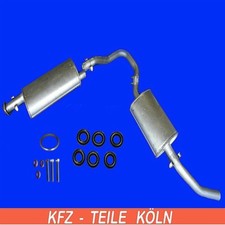 Fiat Ducato 1.9 2.5 2.8 Alko Fahrgestell Mittelschalldämpfer + Endschalldämpfer