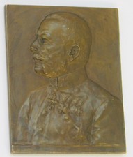Alte bronze plakette - plakette, erzherzog