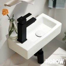 Mini Waschbecken Keramik Gäste Bad Handwaschbecken Waschtisch 37*18 CM