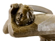 Grandiose Bronze Plastik "The