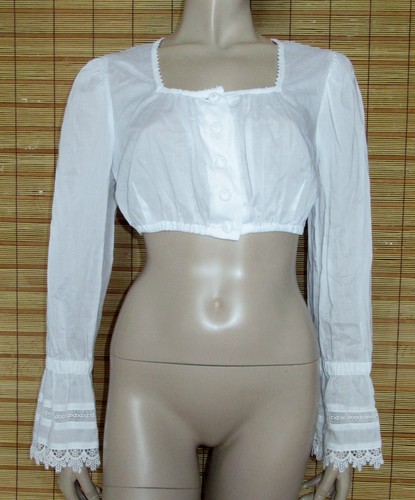 Weisse dirndlbluse spitze - weisse,