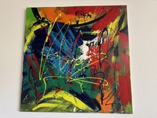 SALENEW O.Acryl Gemälde Malerei groß Abstrakt Künstler Bild XL Kunst Modern bunt