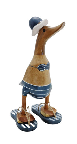 Deko ente holz laufente bikini - ente,