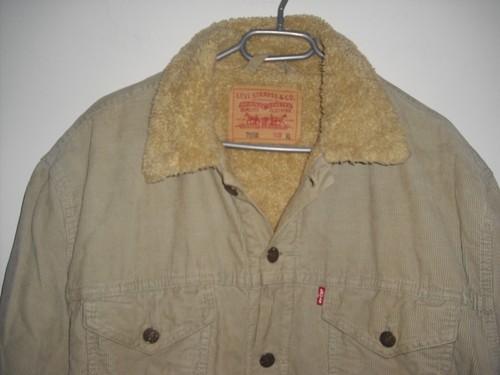 Levis sherpa trucker cordjacke - sherpa,