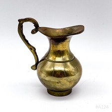 Antique Brass Jug with Handle