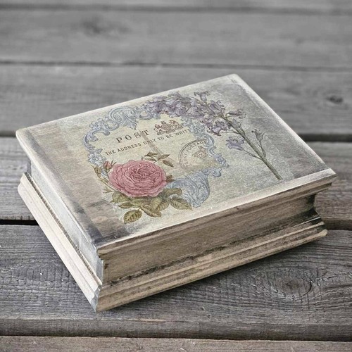 Vintage holzschatulle - vintage,