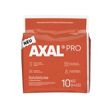 K+S Axal Pro Siedesalz Block 4 x 2,5 kg für Wasserenthärtungsanlagen, Weiches