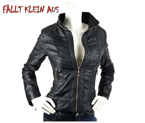 Damenjacke kunstleder - damenjacke,