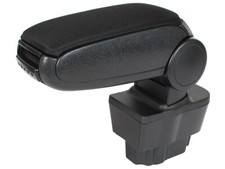 ARMLEHNE MITTELKONSOLE  SCHWARZER STOFF MIT MONTAGESATZ FÜR OPEL CORSA D