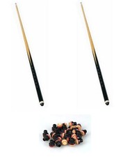 2 Billardqueues,1-teilig, 120