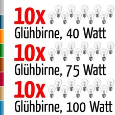 30x glühbirnen glühlampen - glühbirnen,