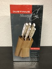 Messerset Justinus beige Griffe 6teilig sechsteilig Sharp Cut