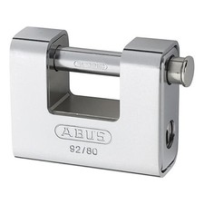 92/80 80 mm Monoblock Messing Karosserie Verschluss Vorhängeschloss - ABUS 20072